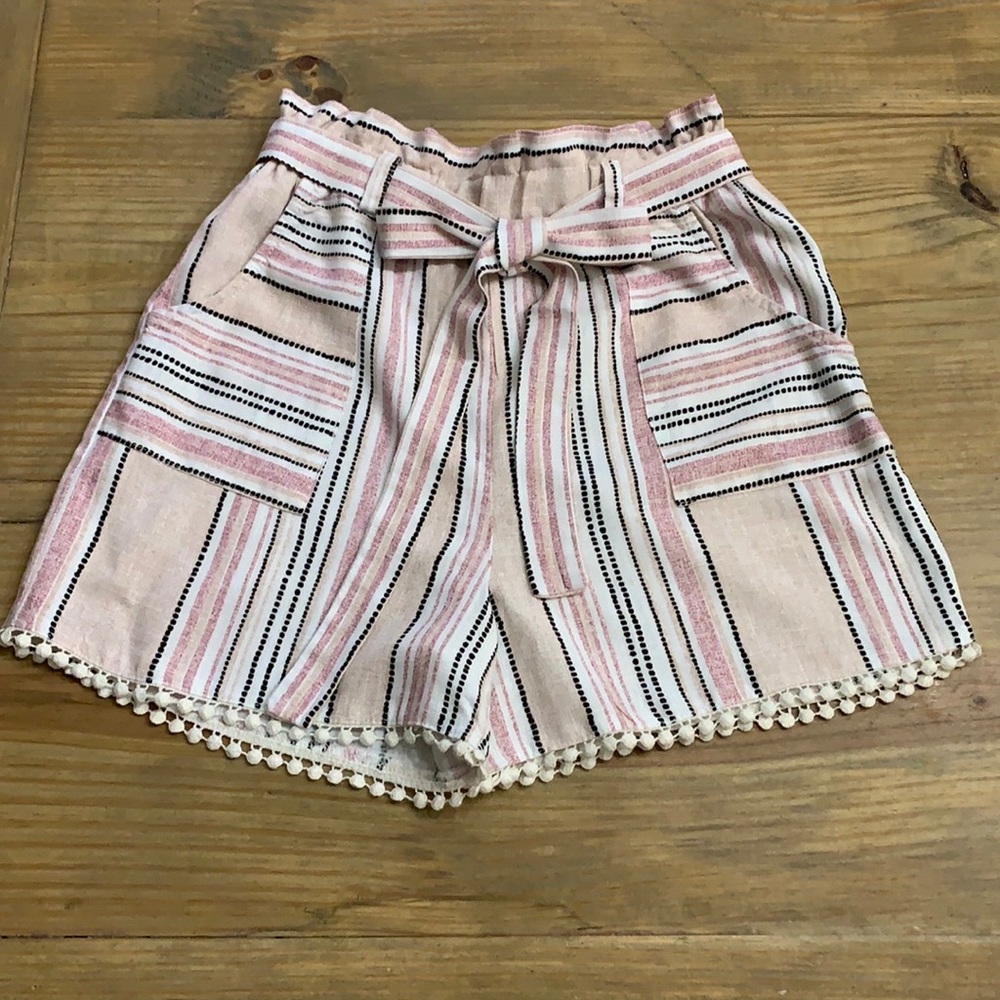 Sophia + Zeke Belted Shorts